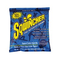Sqwincher Corporation 016009-TC Sqwincher 9.53 Ounce Instant Powder Pack Tropical Cooler Electrolyte Drink - Yields 1 Gallon (20
